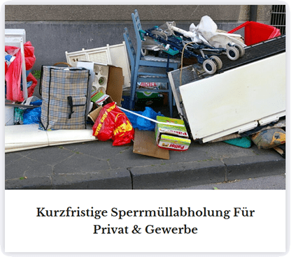 Sperrmuellabholung 